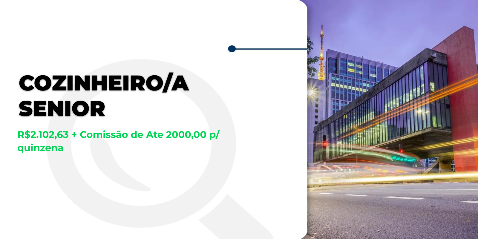 Vaga para Cozinheiro(a) em Restaurante!