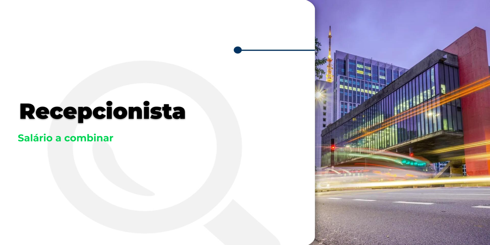 Vaga de Recepcionista na Oscar Freire