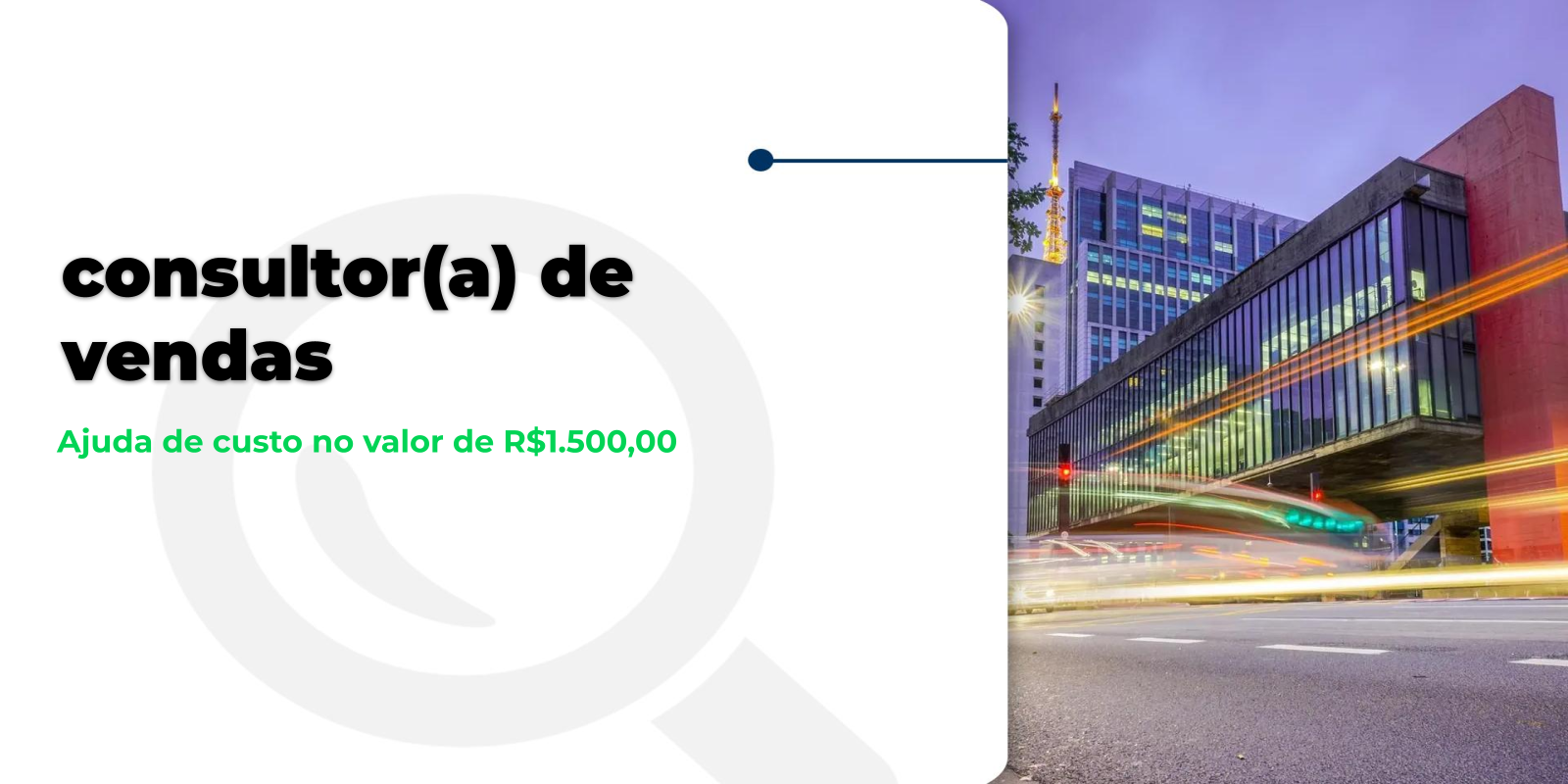 Vagas para Consultor de Vendas na Lapa!