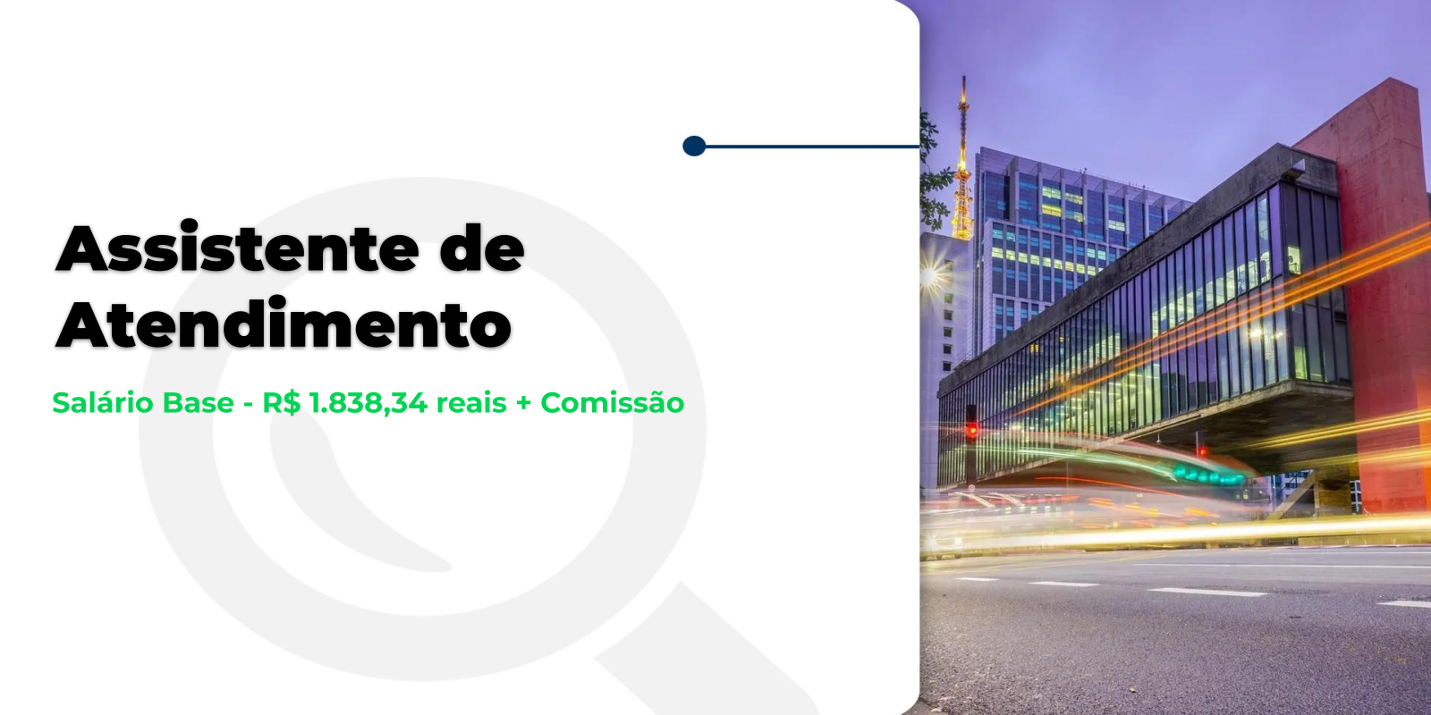 Vaga para Assistente de Atendimento em Ourinhos