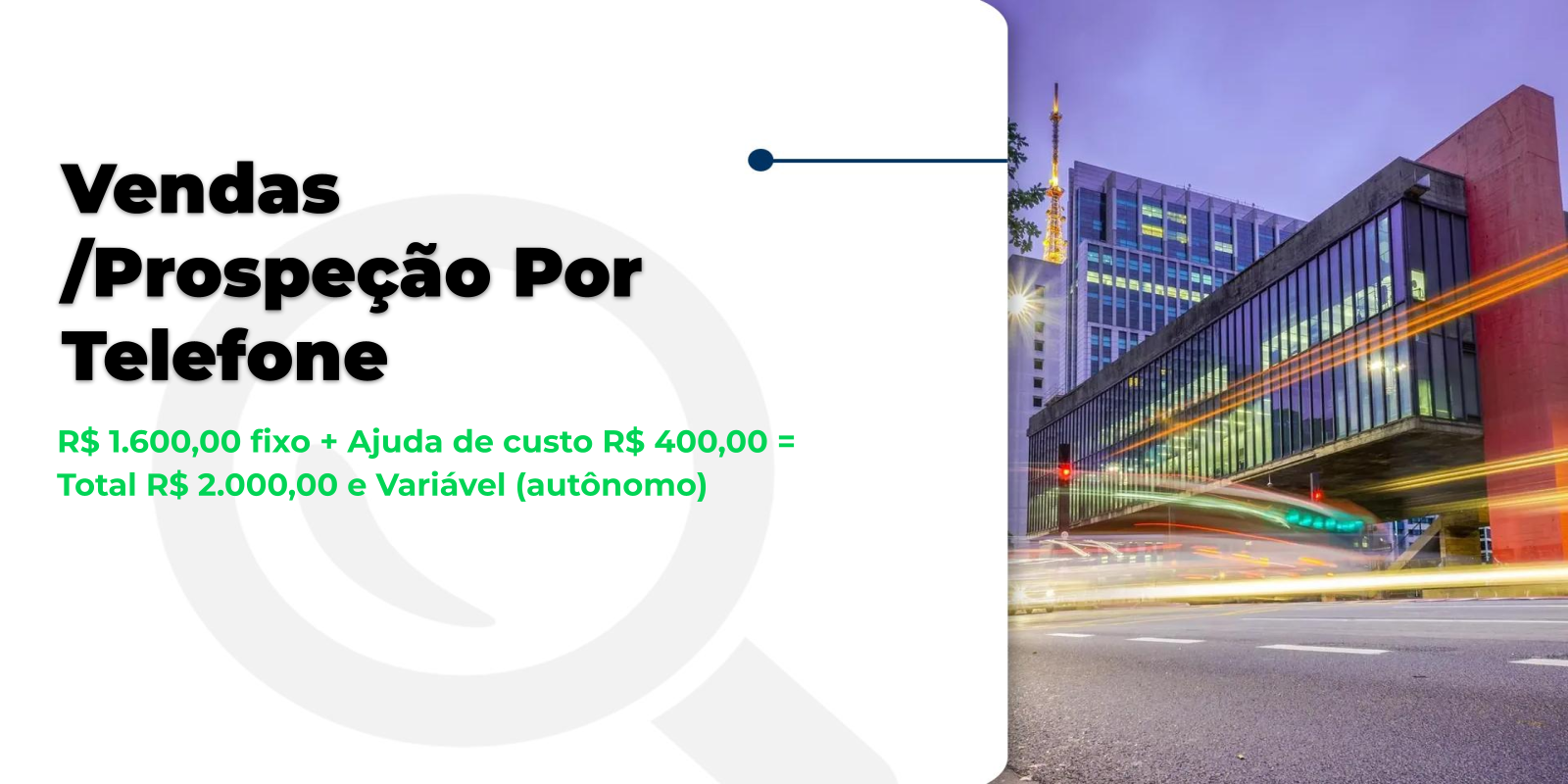 Vagas de Vendas: Ganhe até R$ 2.000,00!