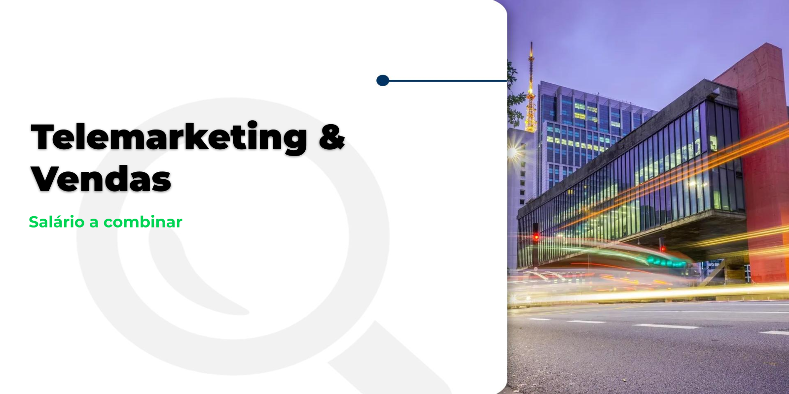 Oportunidade em Telemarketing e Vendas!
