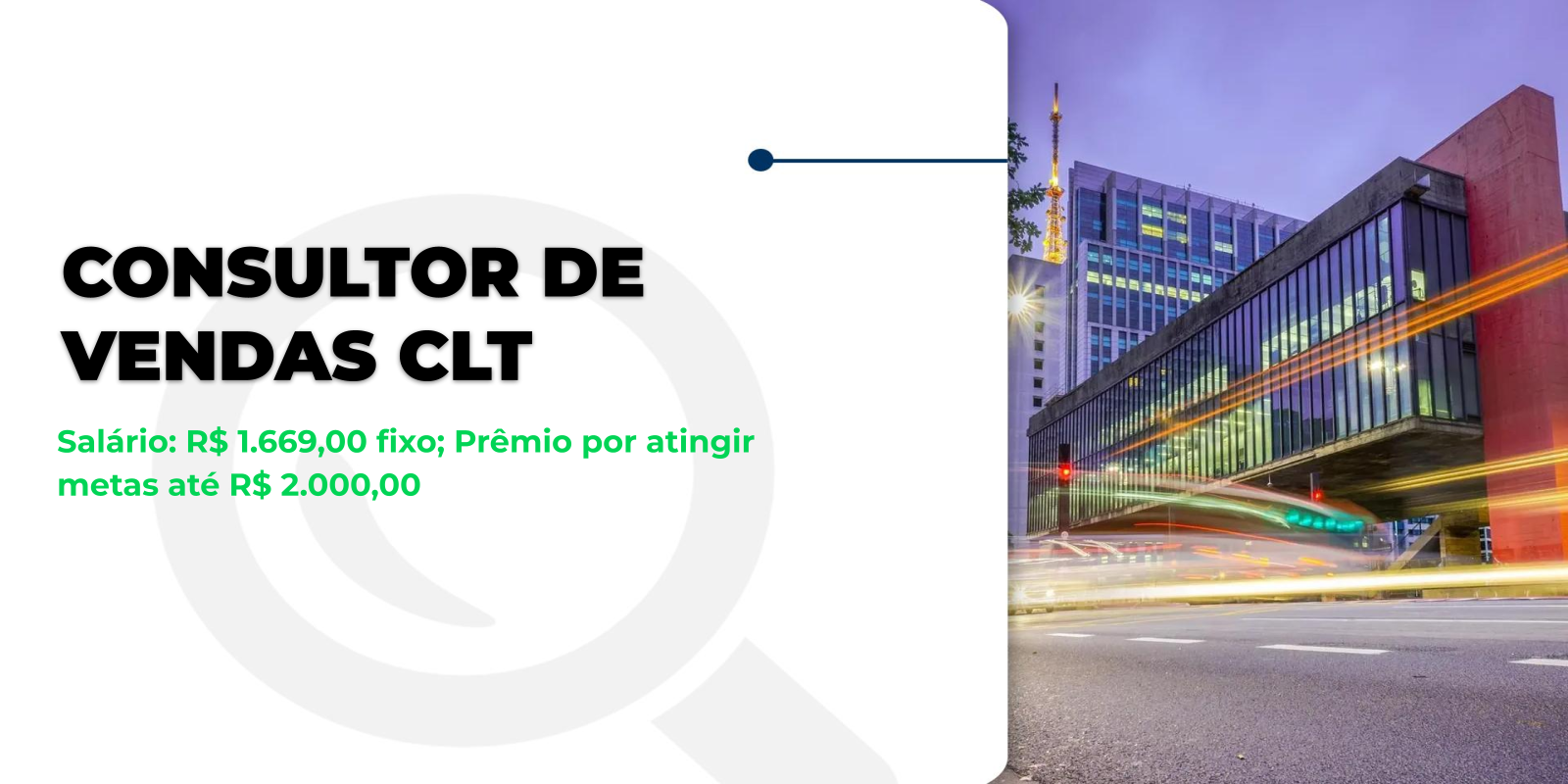 Oportunidade: Consultor de Vendas em Mooca